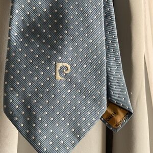 Pierre Cardin Blue Polka Dot Tie